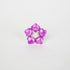 Pure Silver Purple Flowers 6g (Pack of 2)